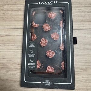 Coach Protective Case for iPhone 11‎ Pro 5.8 2019 Glitter Rose Embellishments